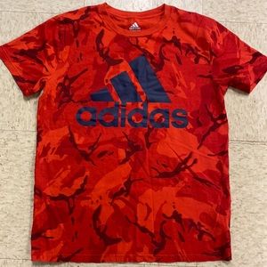 Boys / Girls Adidas Red Camo shirt